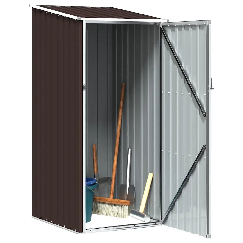 Capanno da Giardino Marrone 87x98x159 cm in Acciaio Zincato  cod mxl 65895