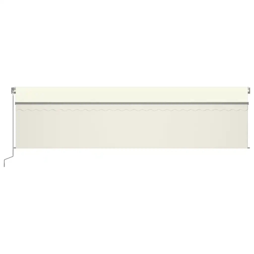 Tenda da Sole Retrattile Automatica con Parasole 6x3 m Crema cod mxl 60896