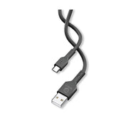 CAVO USB FLESSIBILE MICRO USB 1,0 M NERO- 1,0 pz