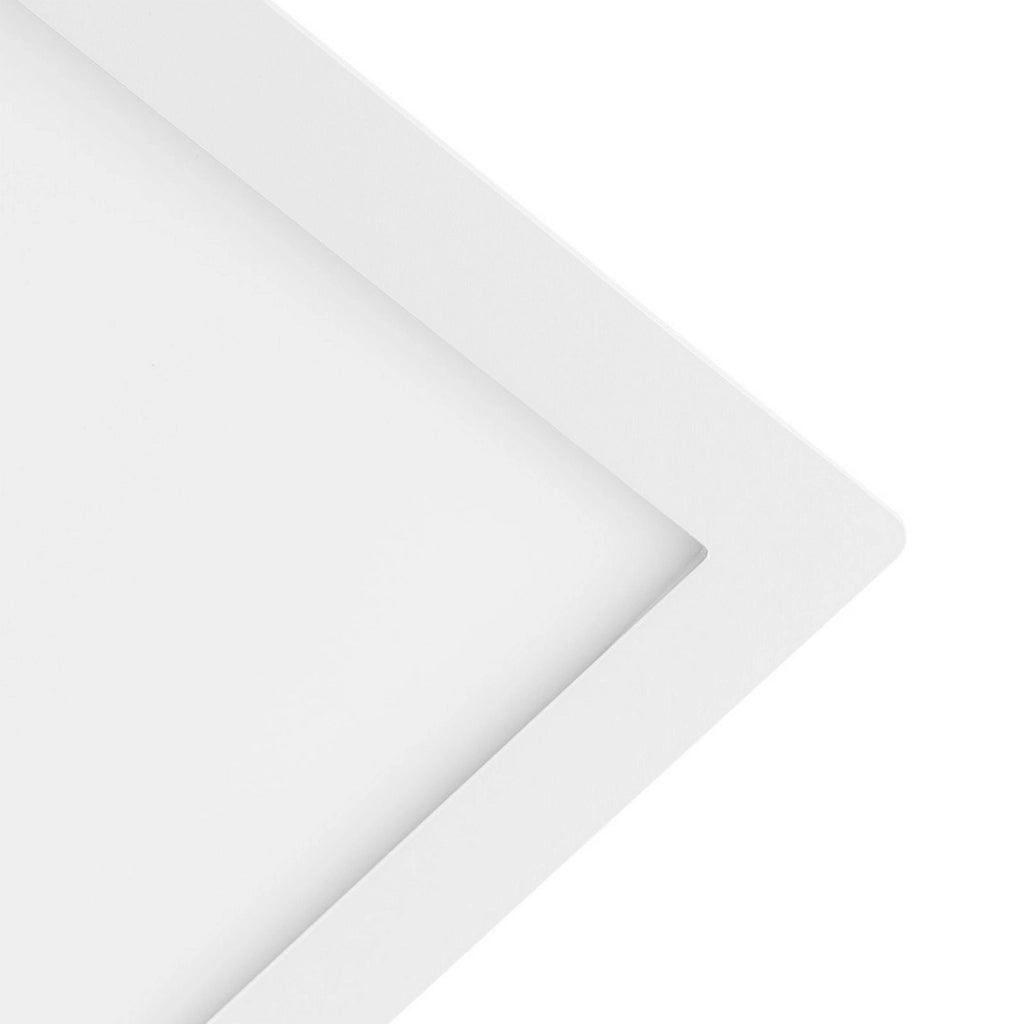 Faretto LED incasso pannello quadrato slim DMX RGB multicolore luce calda 24V impermeabile cromoterapia box doccia bagno 37W foro 380x380
