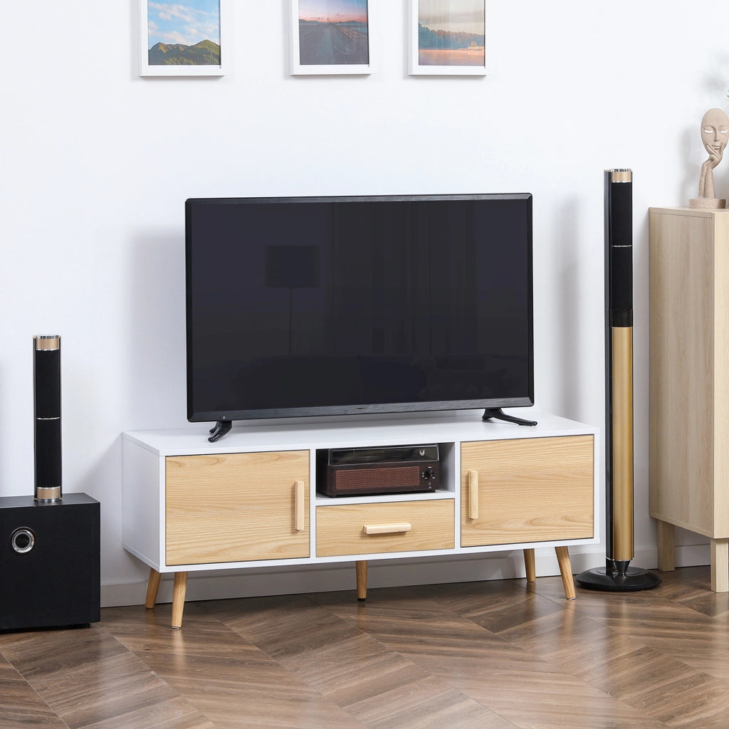 Mobile TV con cassetto e ante ¨C zephmum ¨C 120x37x45,5 cm