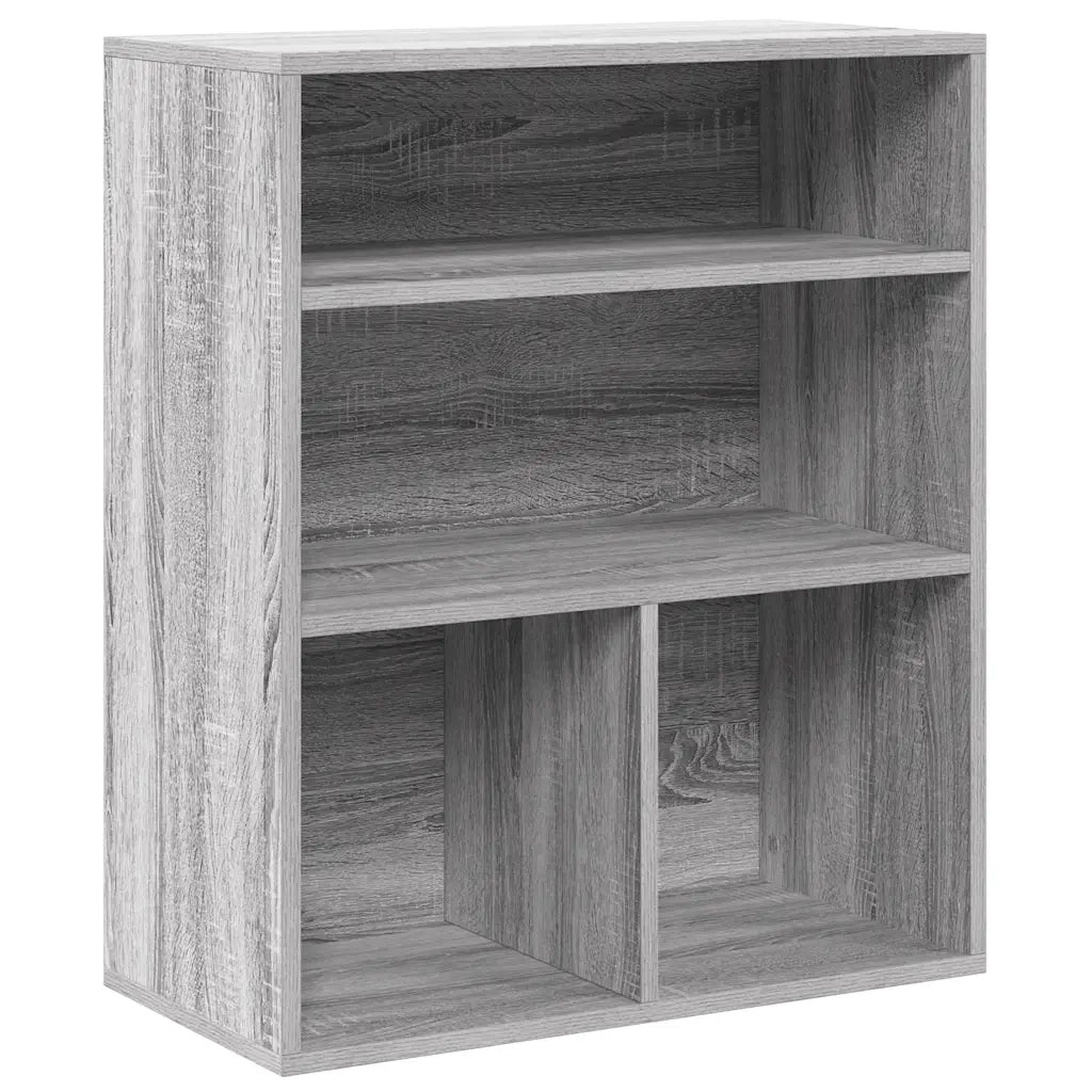 Libreria Grigio Sonoma 60x30x71,5 cm in Legno Multistrato 860315