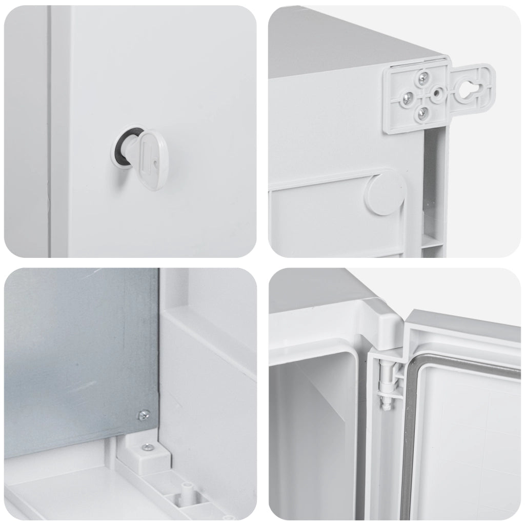 Armadio di Controllo IP65 Impermeabile Grigio 50x23x60 cm Plastica ABS