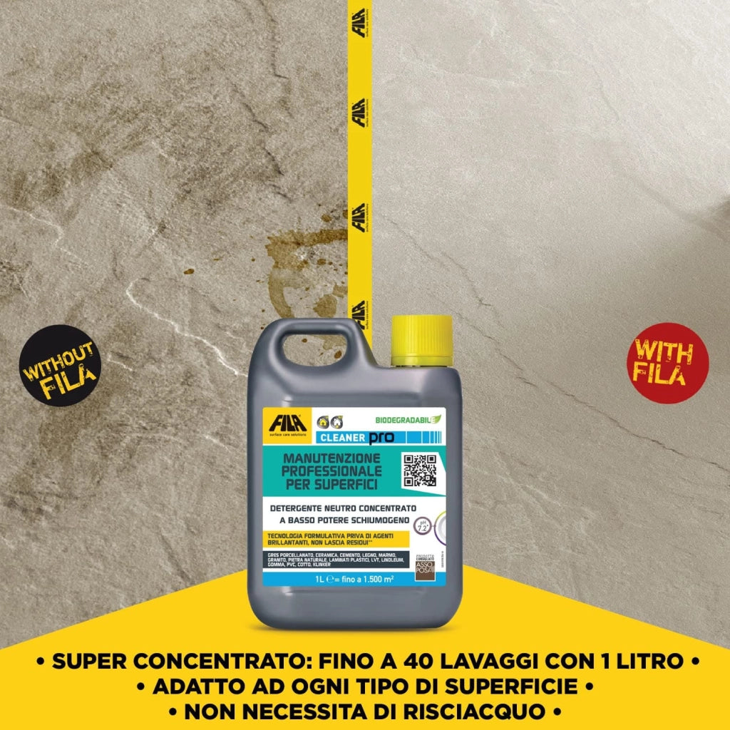 Fila Cleaner Pro Lt.5 Detergente Universale Per Pavimenti