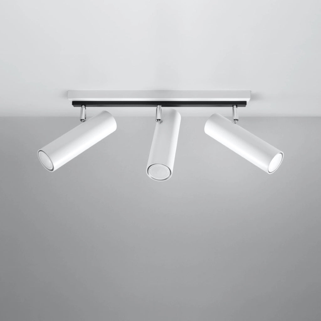 Plafoniera spot KURSO 3 luci bianca/cromo Pure Lume
