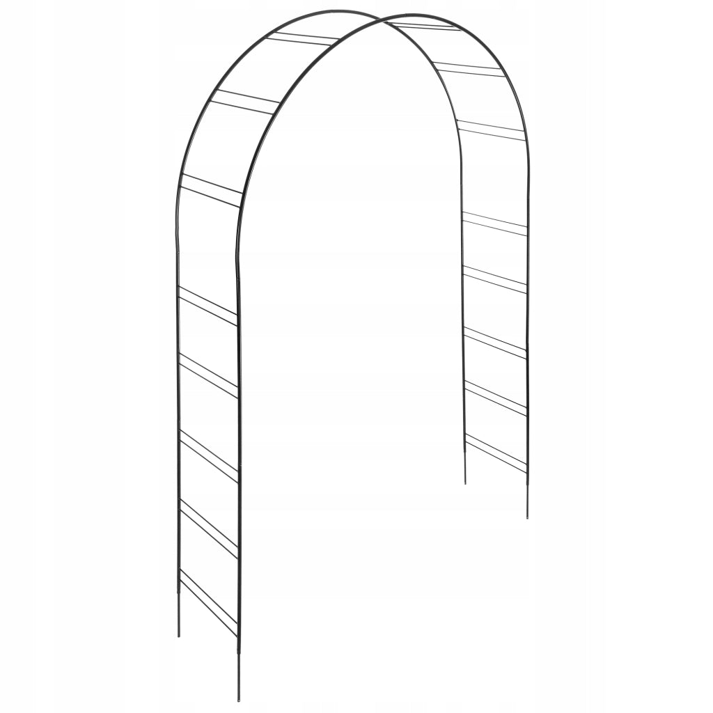 Pergola da giardino KADAX per fiori e rose, arco floreale in metallo, 255 cm