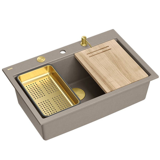 Lavello In Granito Marc 110 Workstation Beige Oro