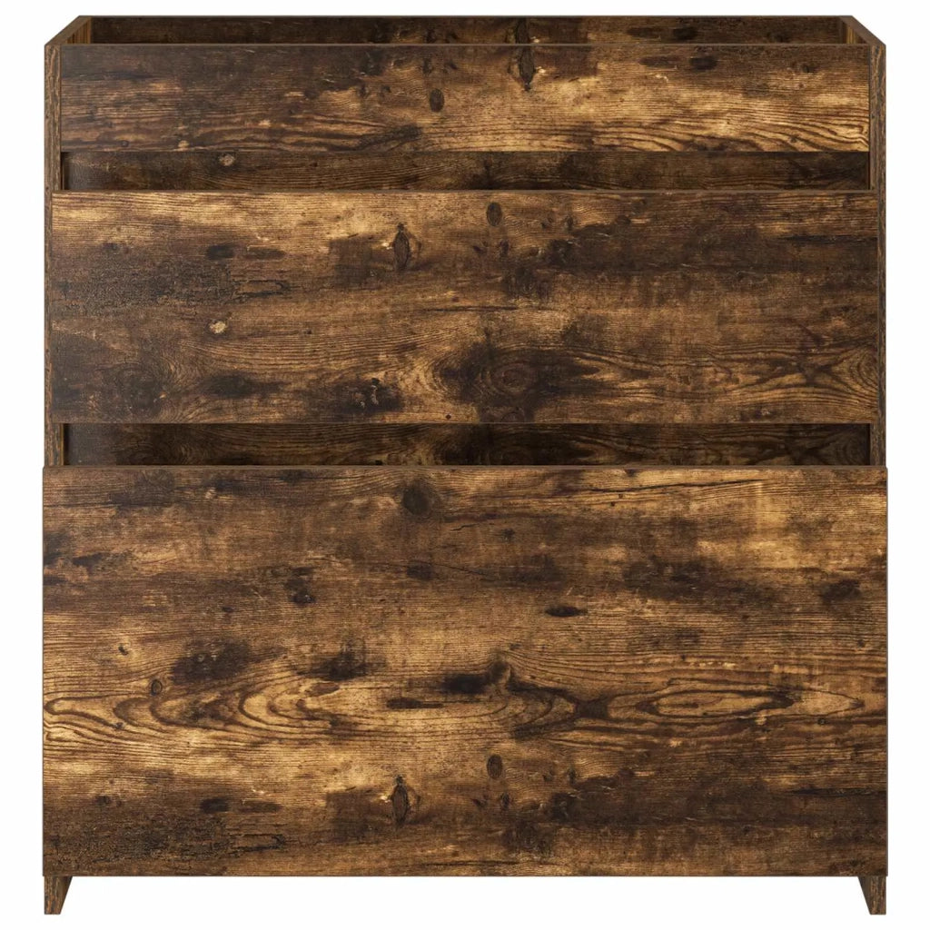 Mobiletto da Bagno Sotto Lavabo Rovere Fumo 78,5 x 37,5 x 81 cm
