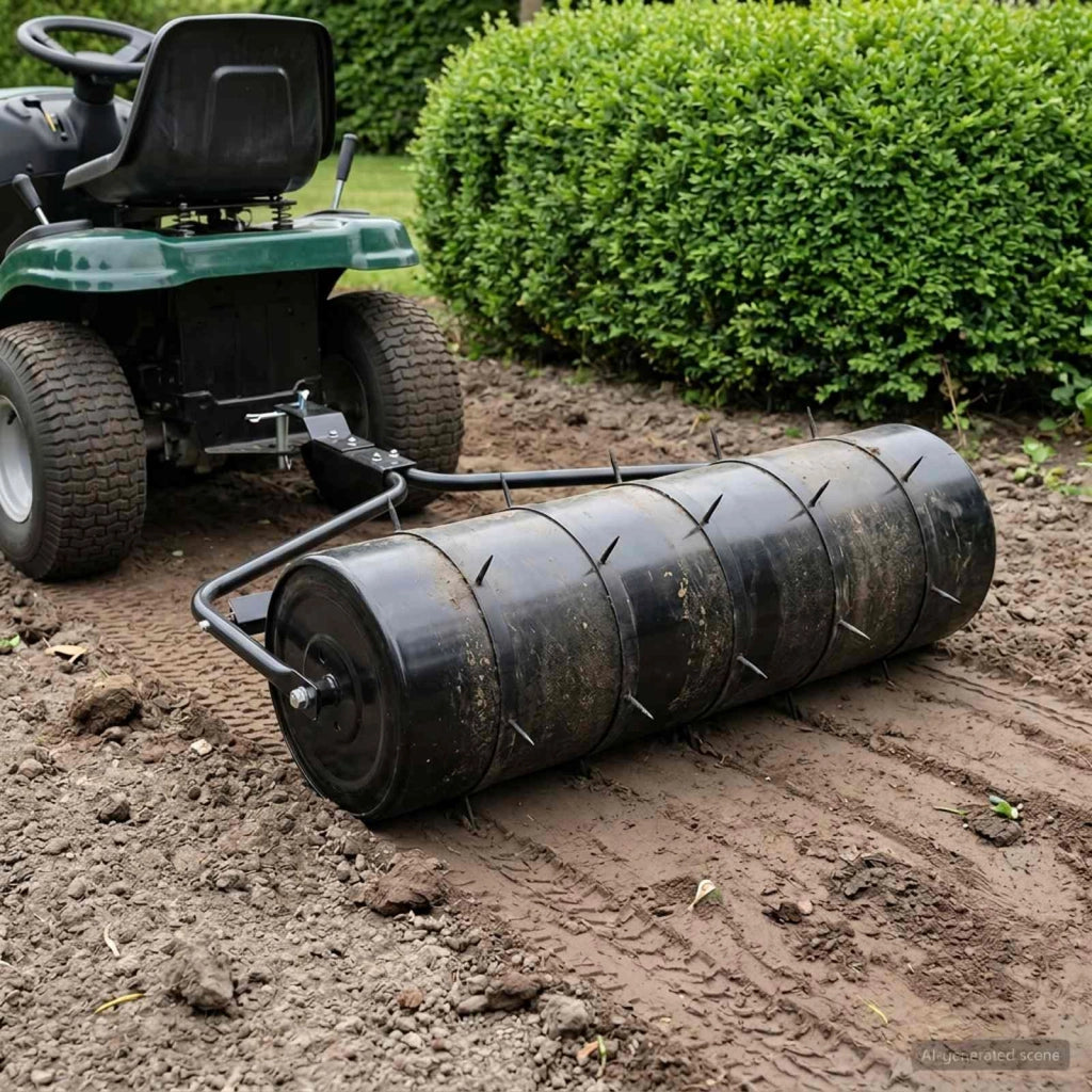 Rullo per prato da giardino con morsetti per aeratori Acciaio 3422170