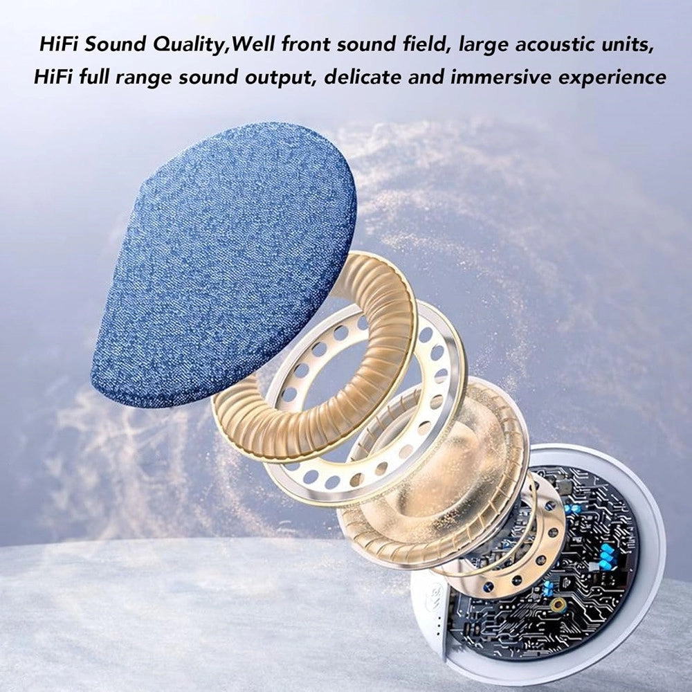 Trade Shop - Altoparlante Bluetooth Sotto Cuscino Suono Hifi Design Leggero Ultra Sottile Portatile -