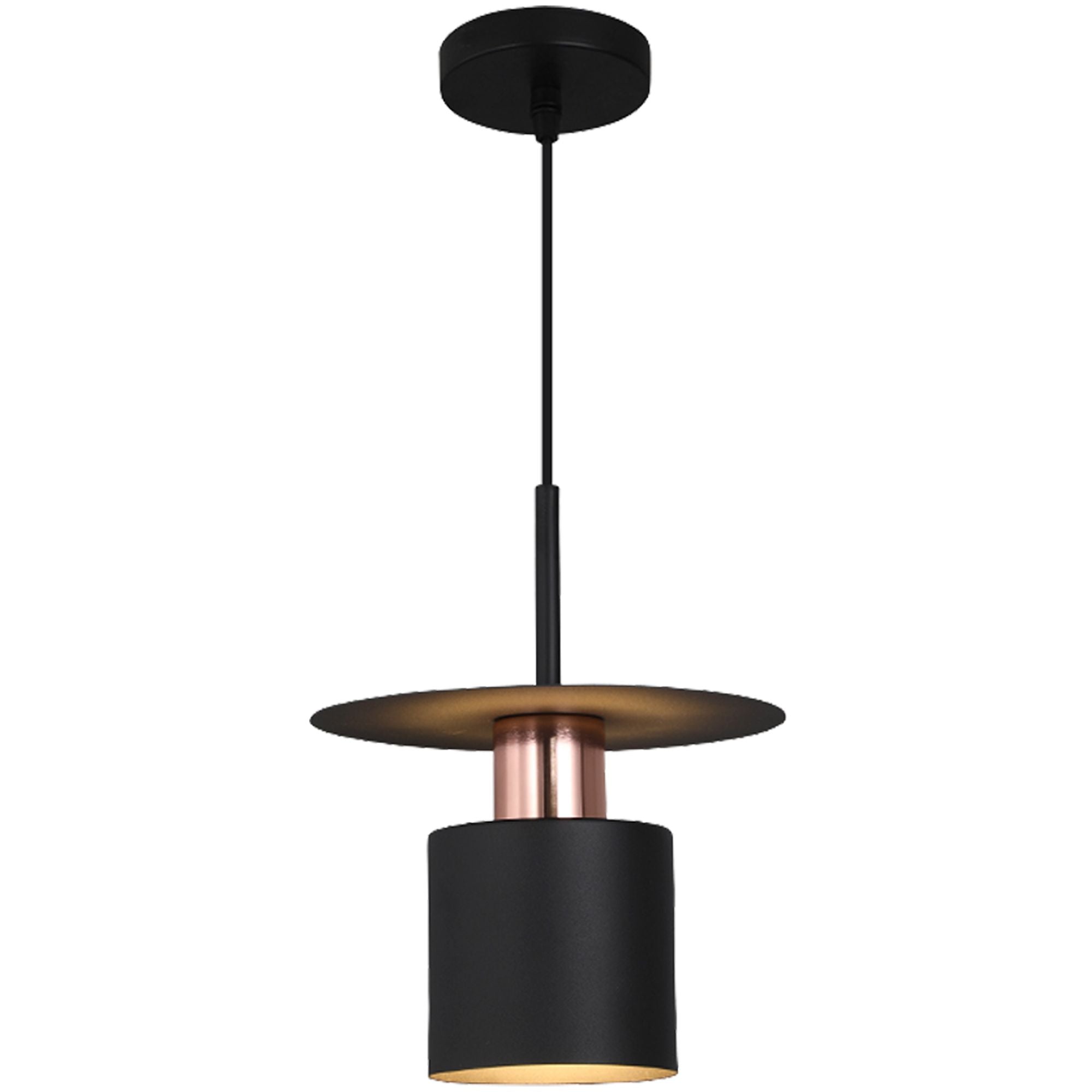 Lampada APP1145-1CP Black Rose Gold