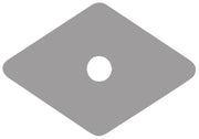 Friulsider RONDELLA ROMBOIDALE IN PLASTICA  mm. 27x27