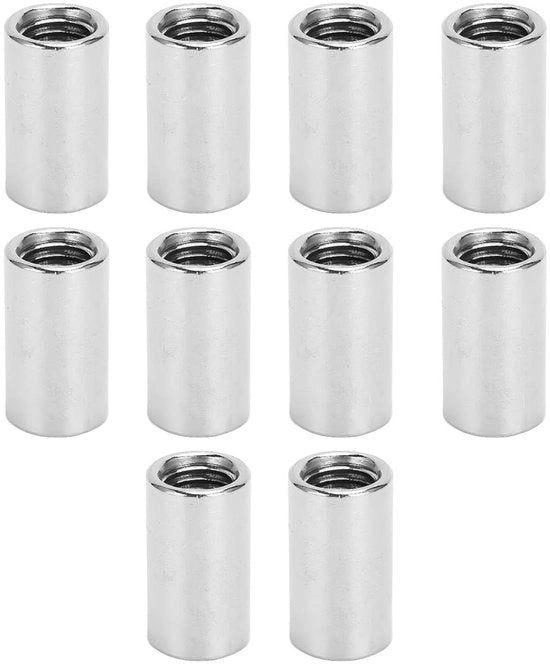 Set di Viti a Rondi M10 x 1.5mm, 14mm OD, 25mm Lunghezza, RVS Viti a Vite per Fermo con Viti a Rondi da Sostituzione per Manutenzione, 10 pezzi