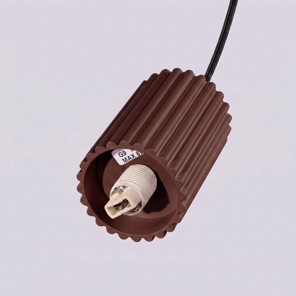 Lampada a sospensione HALO 1 marrone