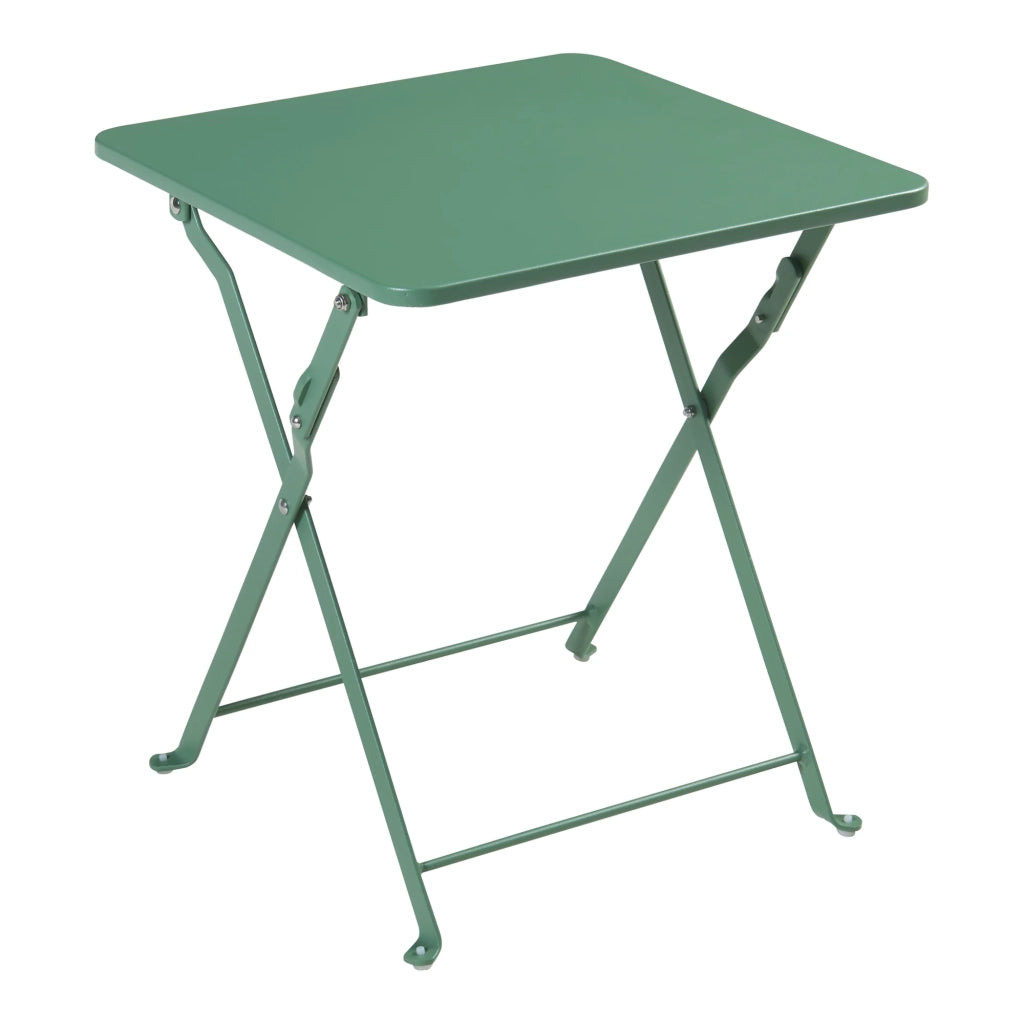 Tavolo pieghevole da giardino/campeggio 45 x 40 x 40 cm acciaio verde 03_0011093