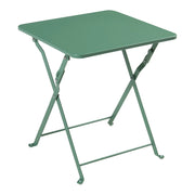 Tavolo pieghevole da giardino/campeggio 45 x 40 x 40 cm acciaio verde 03_0011093