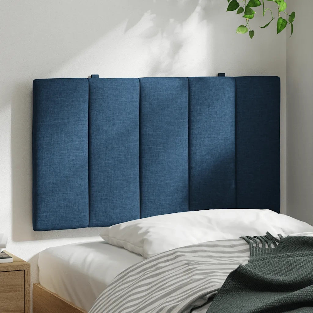 Cuscino Testiera Hanko Blu 80 cm in Tessuto CFW7131389