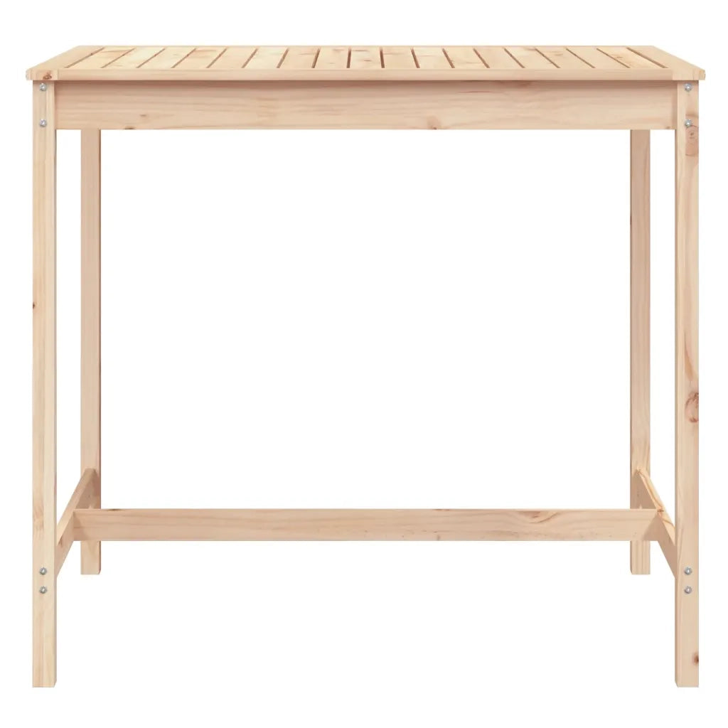 Tavolo da Giardino 121x82,5x110 cm in Legno Massello di Pino 824088