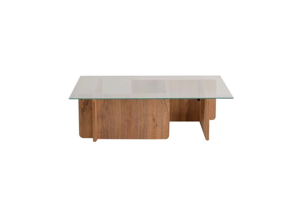 Tavolino da caffè in legno "Flavio" - 105 x 65 x 30 cm - Pino atlantico
