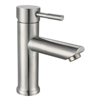 Miscelatore da bagno in acciaio inox basso, completo