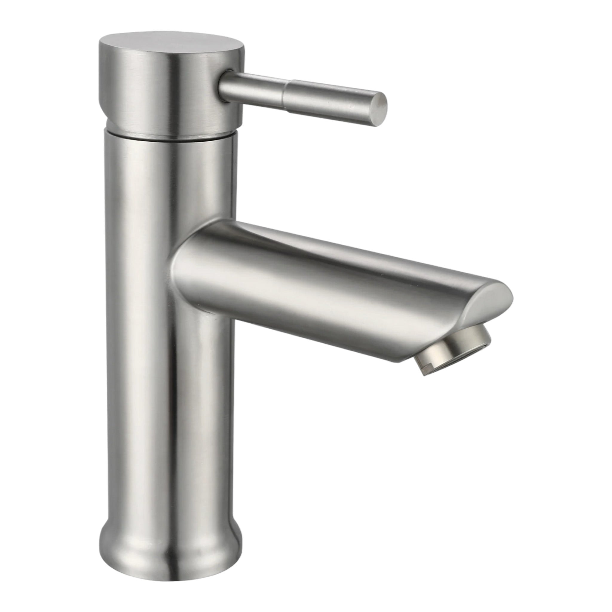 Miscelatore da bagno in acciaio inox basso, completo