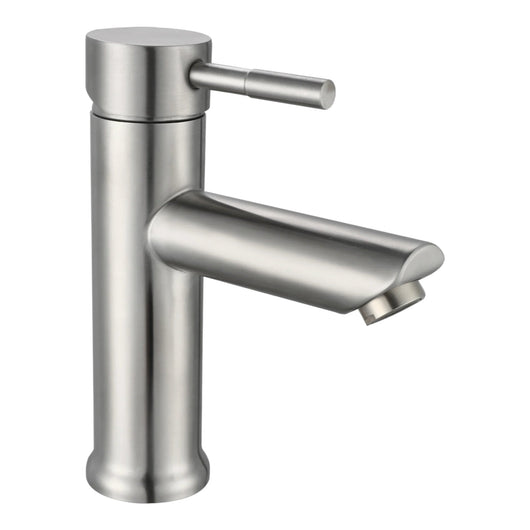 Miscelatore da bagno in acciaio inox basso, completo