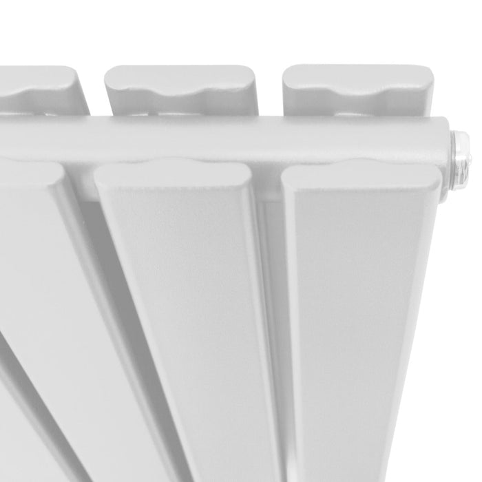 Radiatore Termosifone Termoarredo Design Piatto Pannello Elementi Bianco Lucido