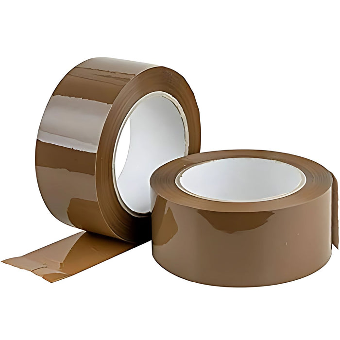 EcoPrice®  Nastro Adesivo Imballaggio Colorato Avana S. 48mmx66m 6 Rotoli