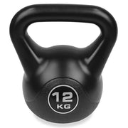 Trade Shop - Manubrio Kettlebell Da 12 Kg Peso Con Maniglia Ginnastica Fitness Ergonomico -