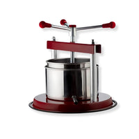 OWIJI Torchietto Premitutto Acciaio Inox Diametro Pressa Manuale Premitura Mirto Liquori Spremute Succhi Frutta Agrumi Alimenti Carne Melanzane Conserve Taglia: 16 CM Ø
