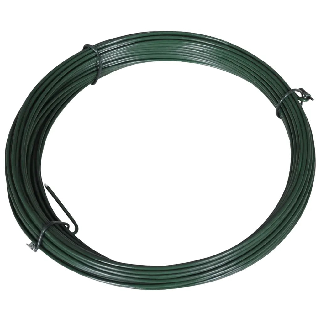 Filo di Legatura per Recinzione 25 m 1,4/2 mm Acciaio Verde