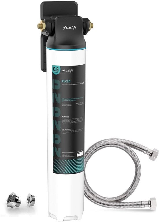 Filtro per l'acqua sotto il lavandino | Riduce piombo, cloro e odori - 0,5 Micron filtrazione