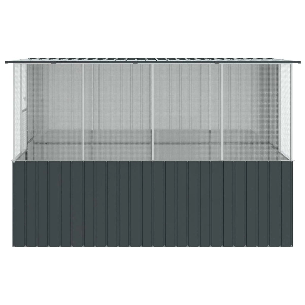 Gabbia per uccelli Antracite 165 x 318 x 200 cm Acciaio zincato 3325169