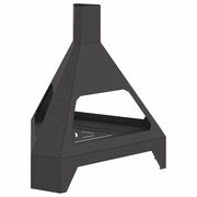 Focolare Nero 50 x 43 x 52 cm Acciaio CFW7405232