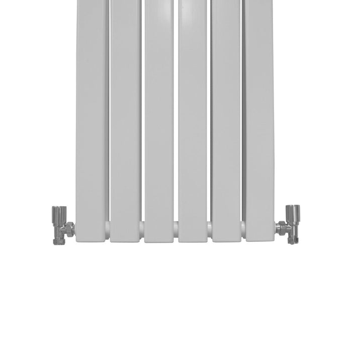 Radiatore Termosifone Termoarredo Design Piatto Pannello Elementi Bianco Lucido