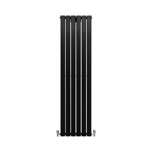 Radiatore Termosifone Termoarredo Design Piatto Pannello Elementi Nero Opaco