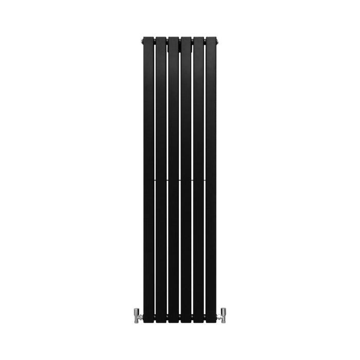 Radiatore Termosifone Termoarredo Design Piatto Pannello Elementi Nero Opaco
