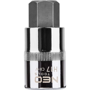 Topex 08-777 inserto esagonale c con bussola 1/2, h17 x 55 mm ds