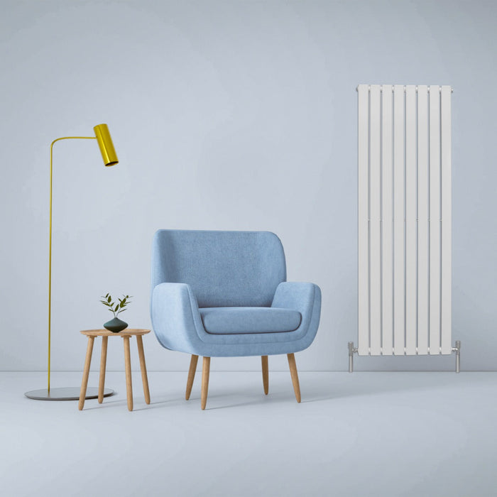 Radiatore Termosifone Termoarredo Design Piatto Pannello Elementi Bianco Lucido