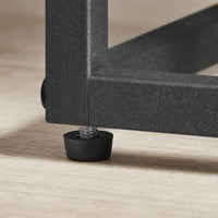 Portafiori Valora a 4 ripiani in marmo bianco con gambe nere per la decorazione