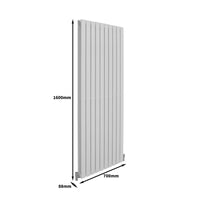 Radiatore Termosifone Termoarredo Design Piatto Pannello Elementi Bianco Lucido