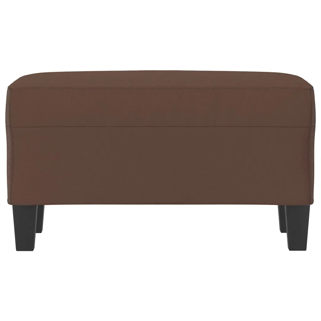 Panca Marrone 70x35x41 cm in Similpelle CFW9079758