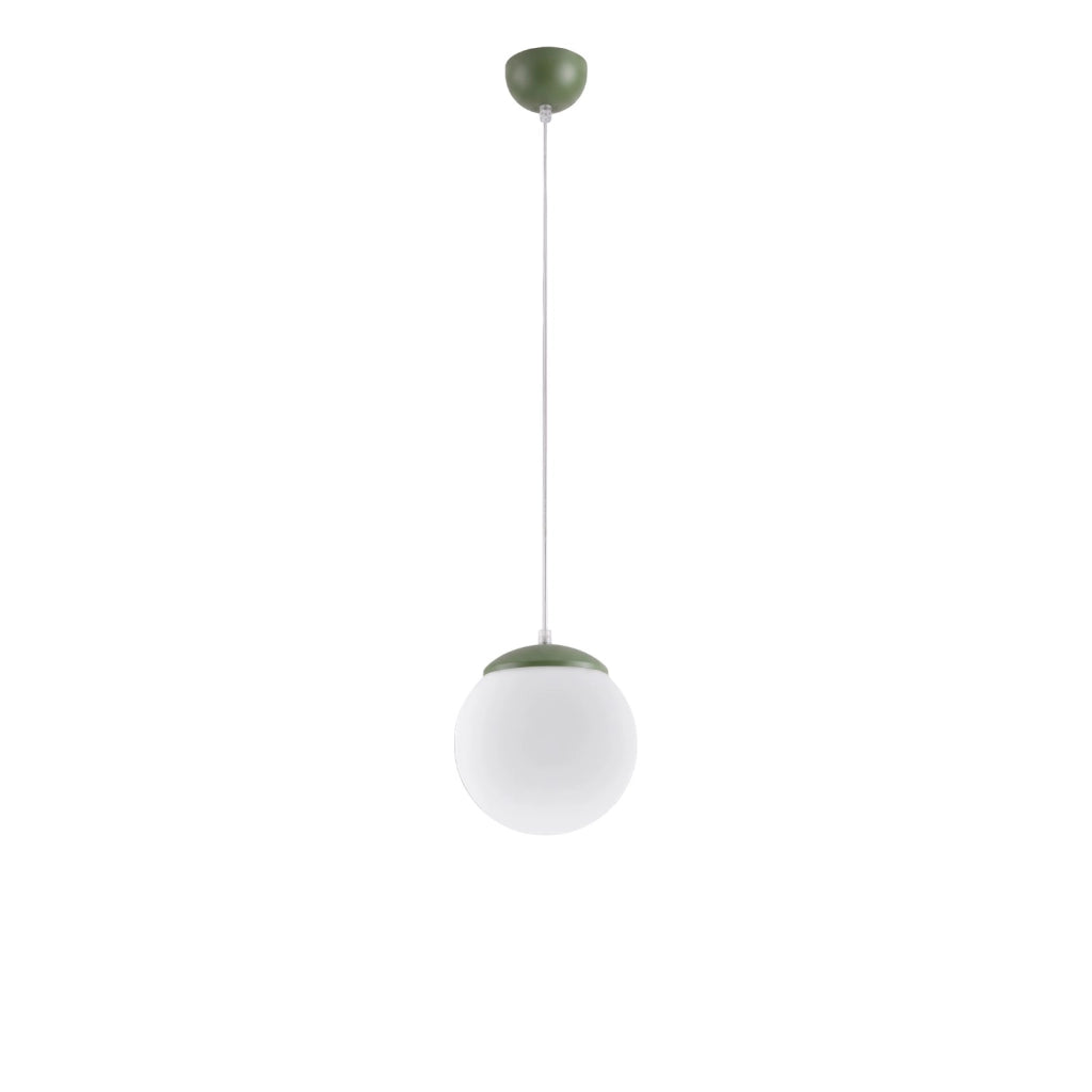 Lampada a sospensione UGO 20 verde oliva
