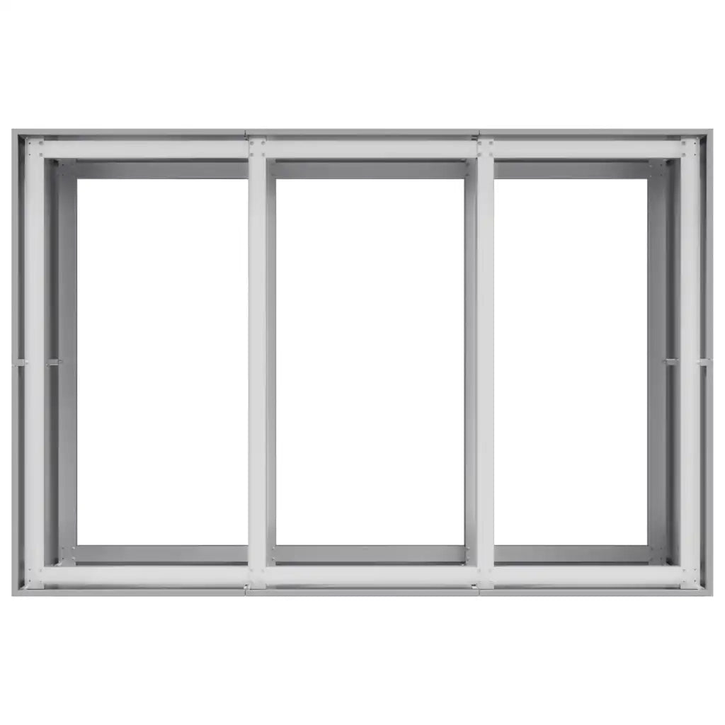 Fioriera 120x80x80 cm in Acciaio Zincato 860792