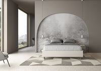 BS COM Letto matrimoniale contenitore imbottito 160x190 similpelle bianco