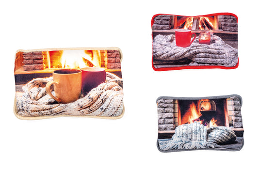 Borsa Acqua Calda con Fantasia Caminetto Partenope