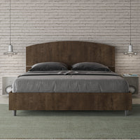 BS COM Letto matrimoniale contenitore 160x200 noce