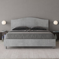 BS COM Letto matrimoniale contenitore 160x190 cemento