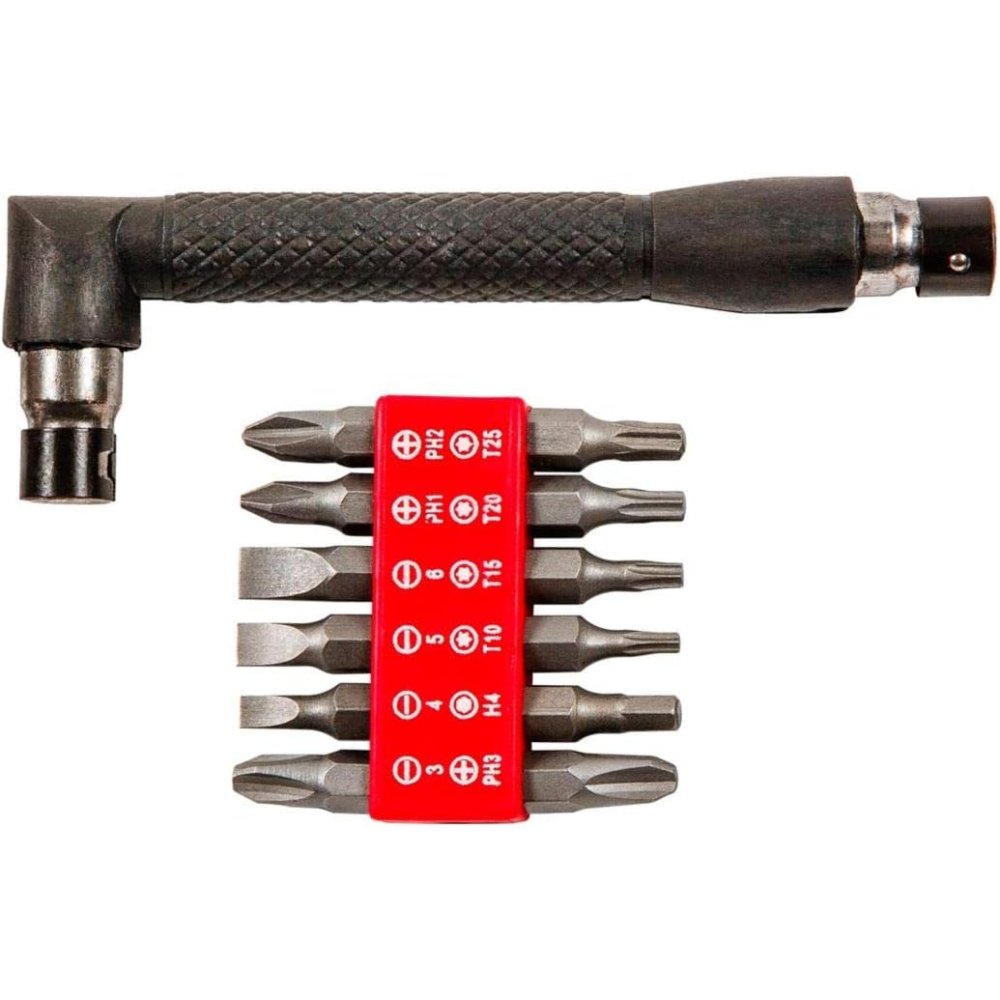 Topex 39d389 set di punte con gi giravite a cricchetto con impugn