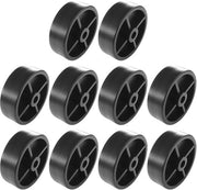 Ruote in plastica da bicicletta 10x 45mm guida a rotella nera per armadio porta scale porta cassetti